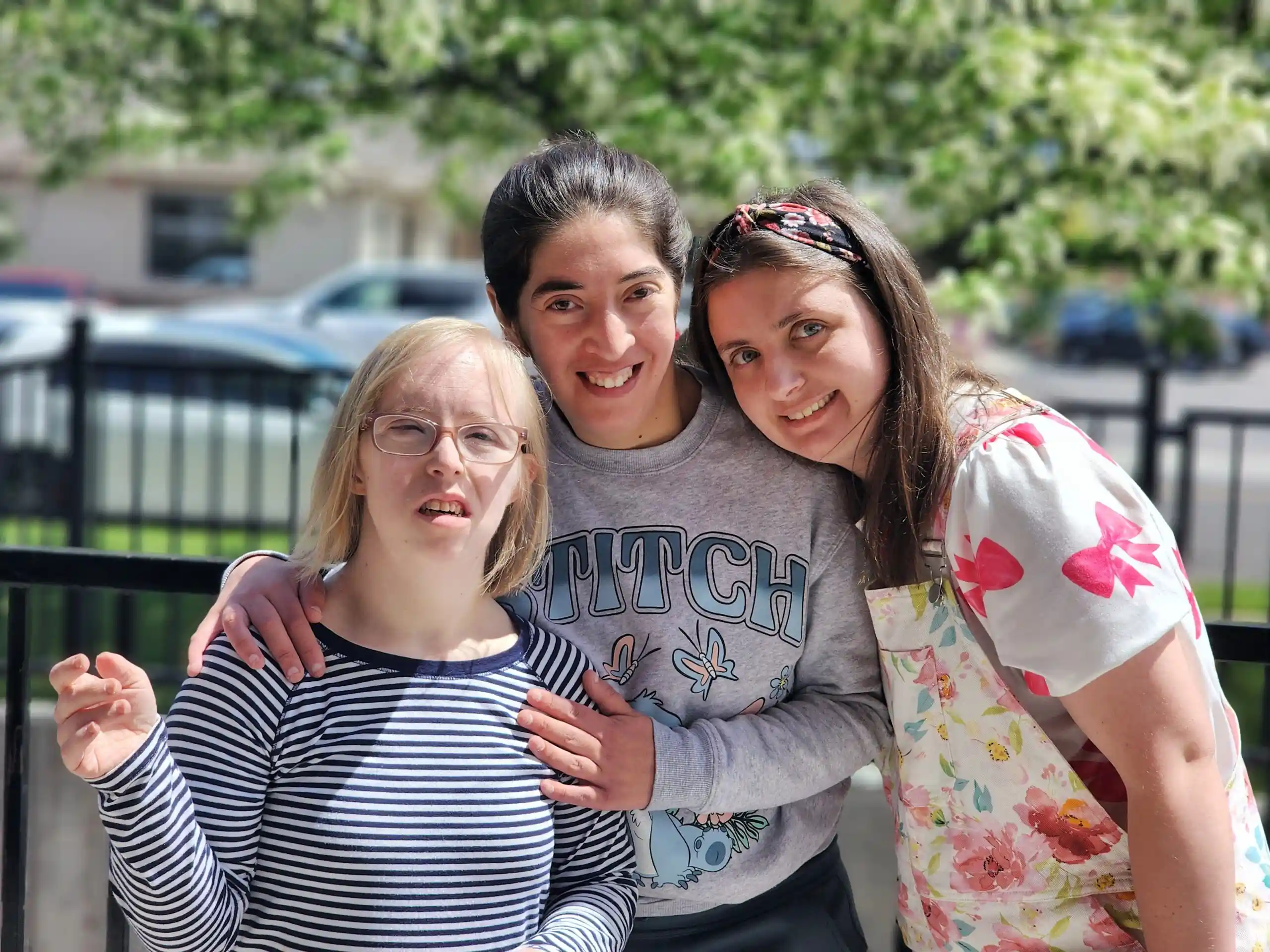 turnfriendsouting TURN participants hanging out as friends on a field trip